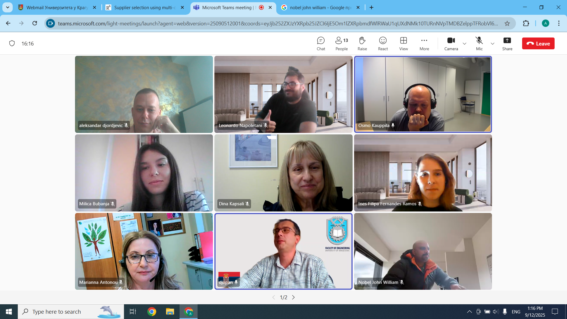 Close-up of sensor calibration and equipment setup in the lab